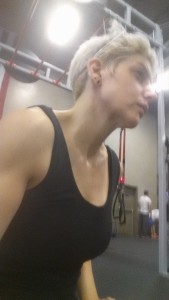 Rebecca Pogonitz at the gym