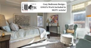 Cozy Bedroom Design, GOGO design group Chicago