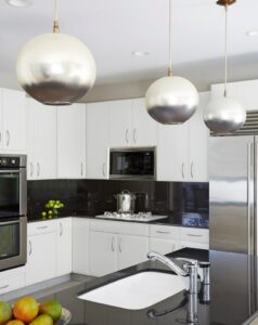 Transitional interior design, kitchen